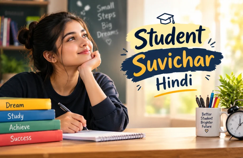 Student Suvichar Hindi: 75+ Best प्रेरणादायक सुविचार | Suvichar Frame