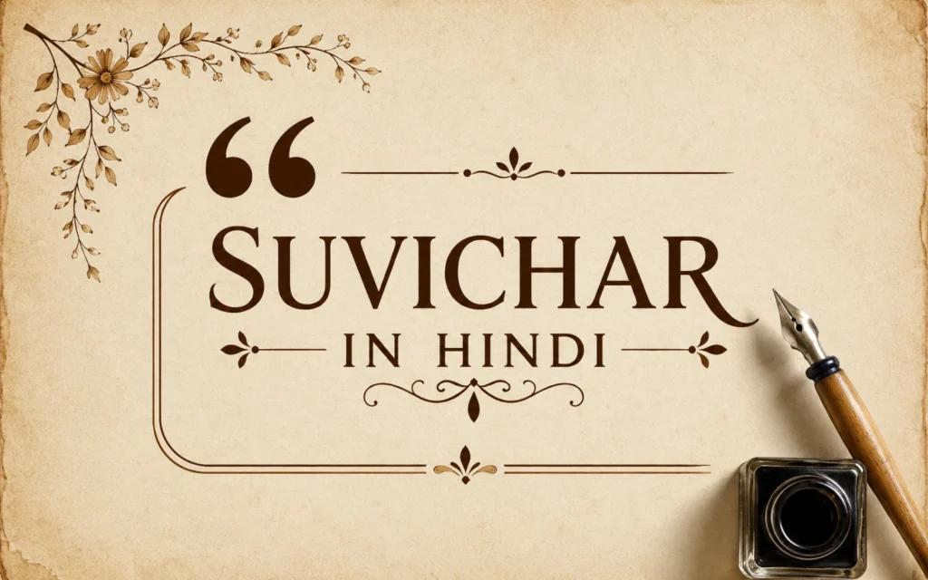 60+ Top Suvichar in Hindi – Suvichar Frame