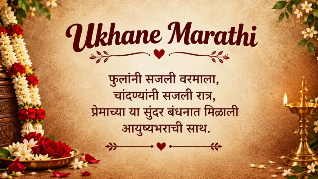 Ukhane Marathi: 75+ Best सुंदर, मजेदार आणि पारंपरिक मराठी उखाणे Ukhane Marathi