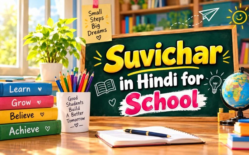 Suvichar in Hindi for School: 75+ Best बेहतरीन और प्रेरणादायक विचार Suvichar in Hindi for School