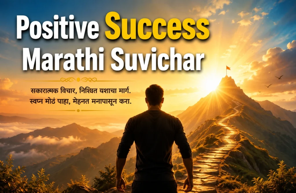 Positive Success Marathi Suvichar – 45+ Best प्रेरणादायी सुविचार | Suvichar Frame